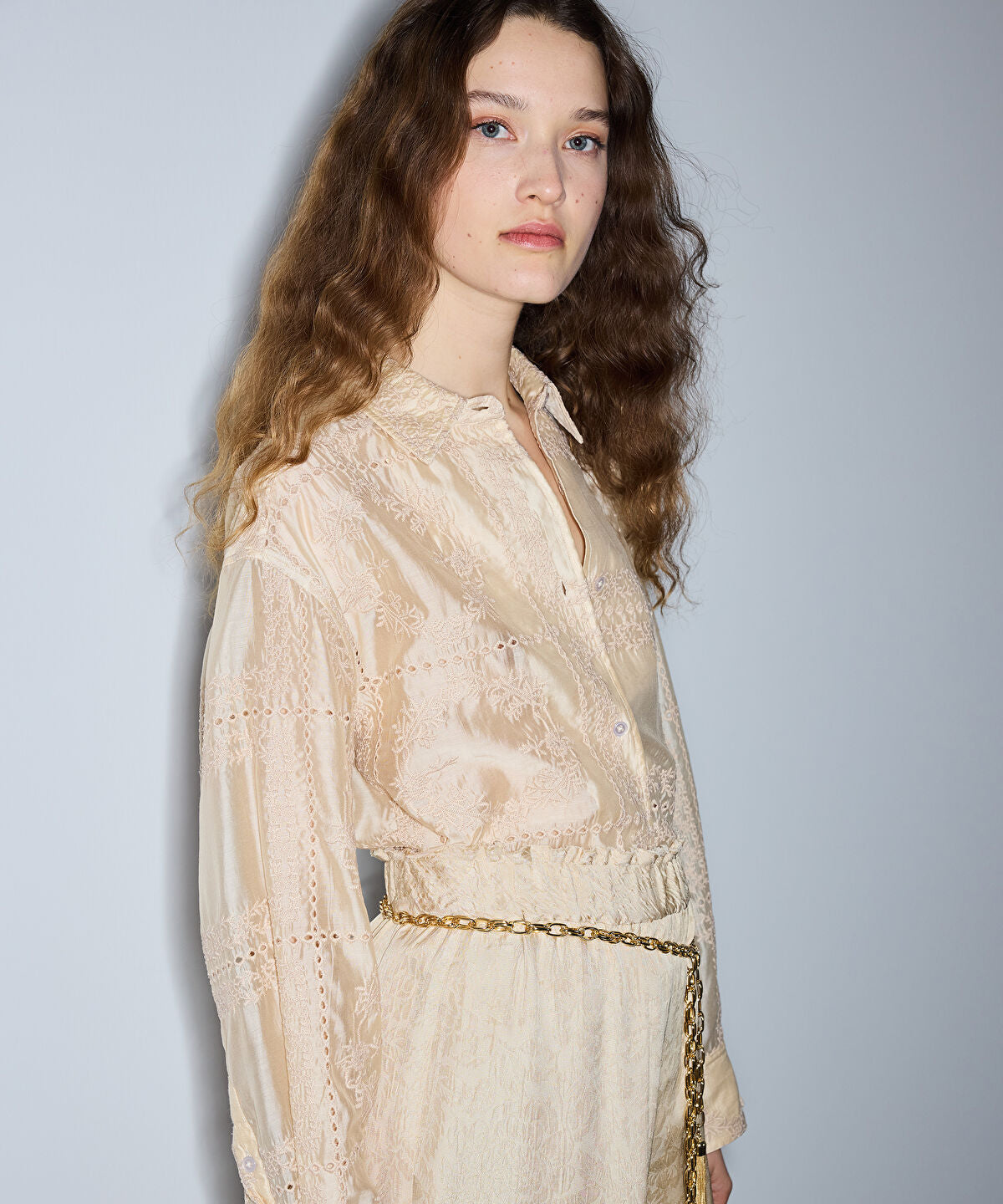 Zoomed Embroidered Shirt