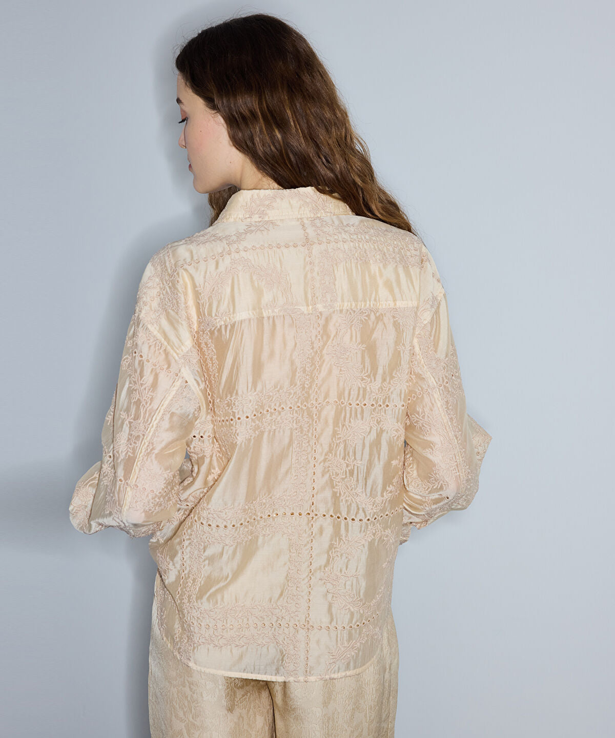 Zoomed Embroidered Shirt