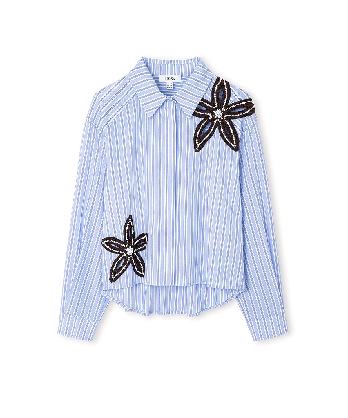 Zoomed Cutout Shirt with Applique