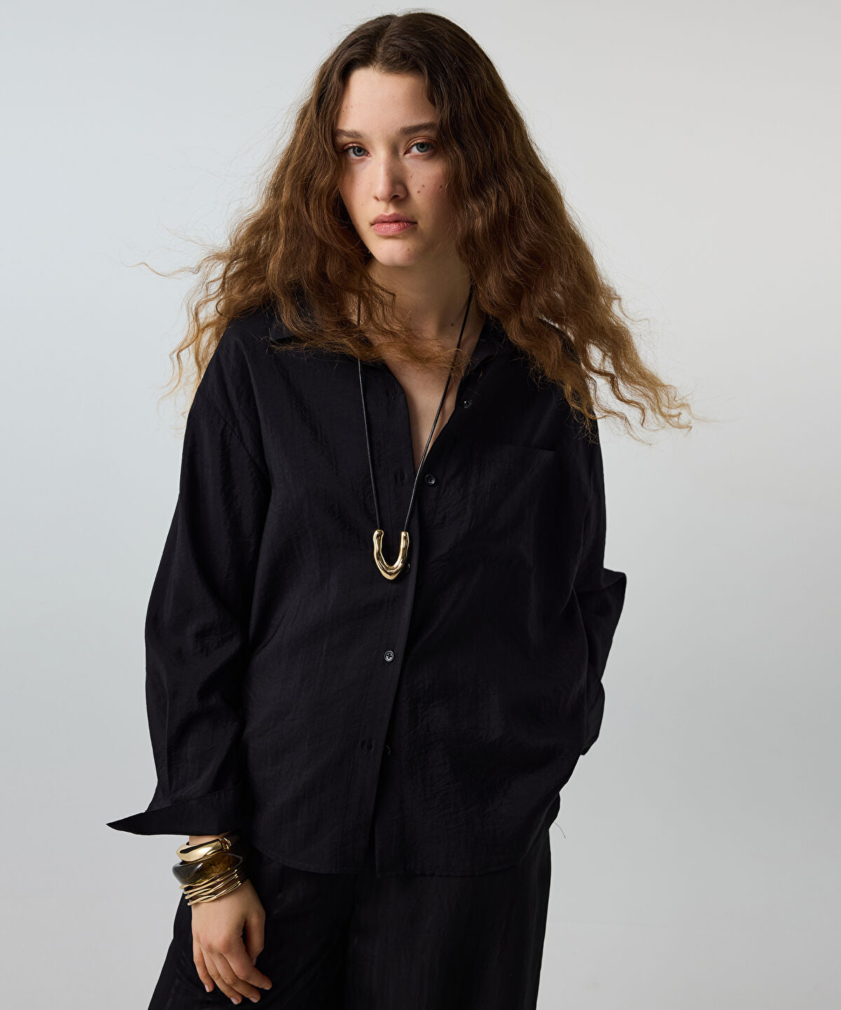 Zoomed Mixed Media Shirt