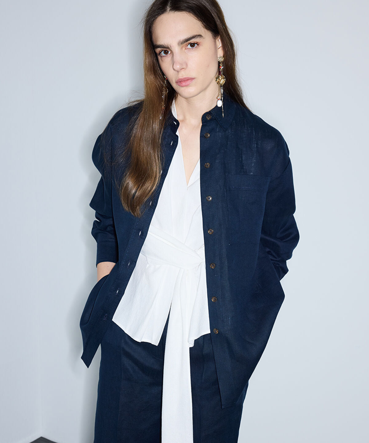 Zoomed Linen Shirt