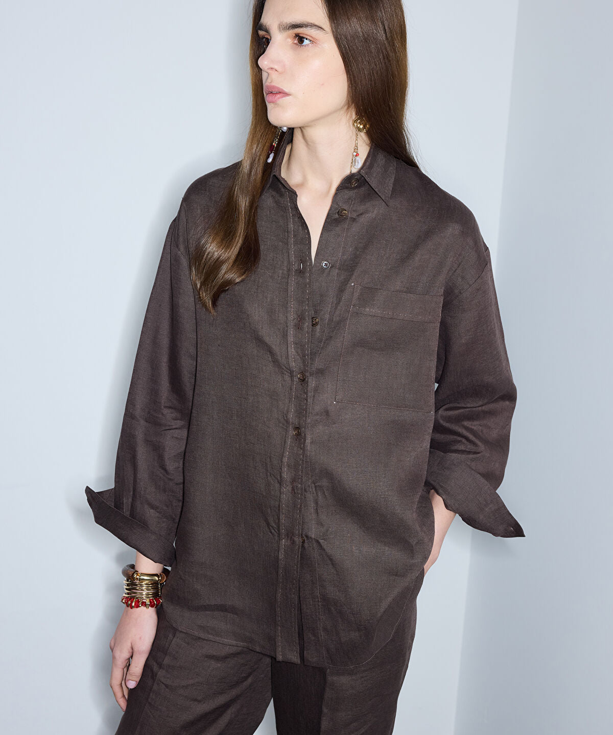 Zoomed Linen Shirt