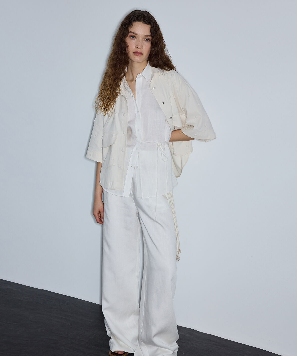 Zoomed Tie Waist Shirt