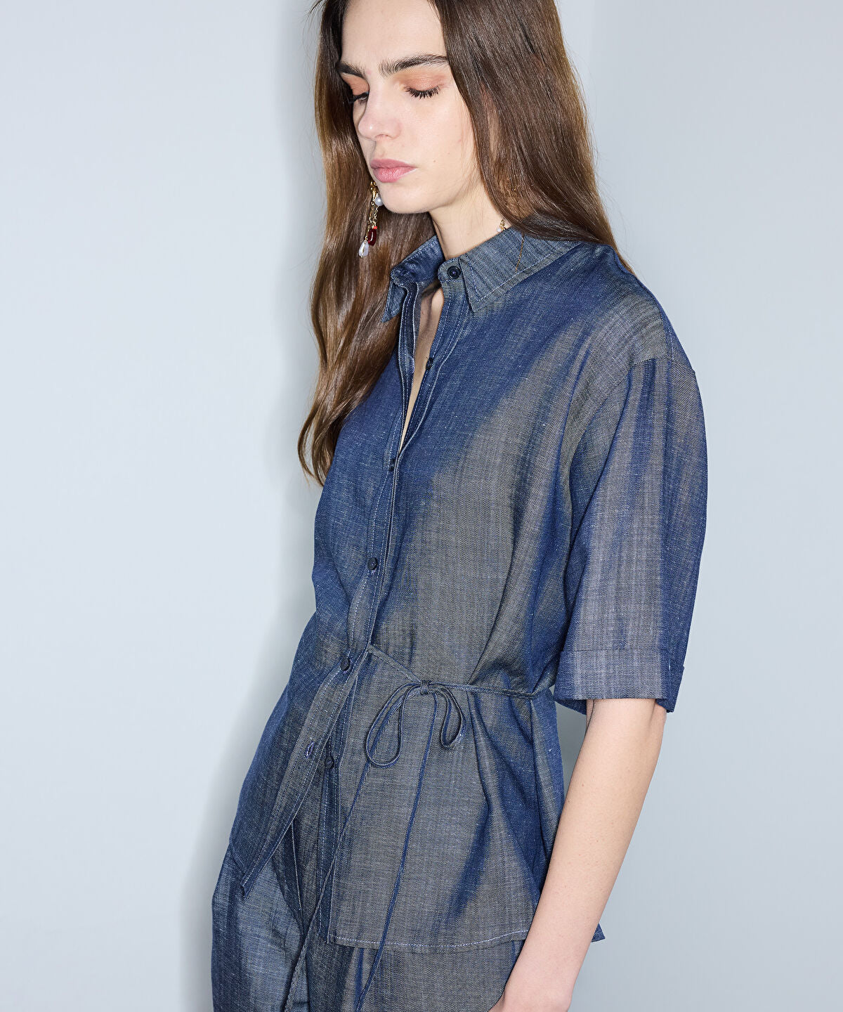 Zoomed Tie Waist Shirt