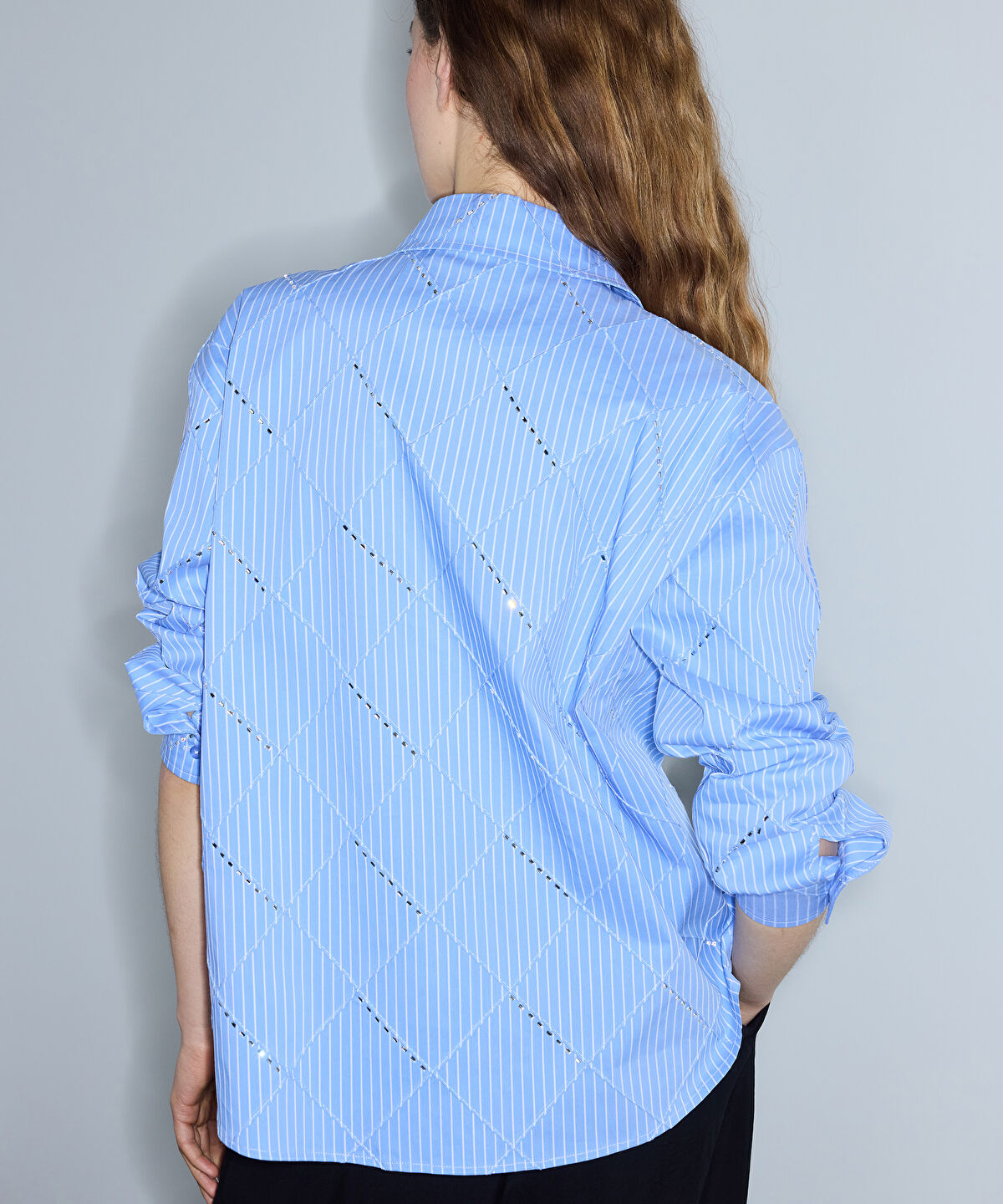 Zoomed Rhinestone Shirt