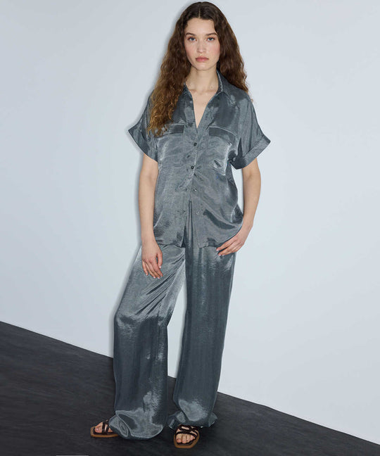 Relaxed-Fit Shirt with Pockets