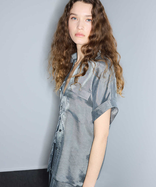Relaxed-Fit Shirt with Pockets