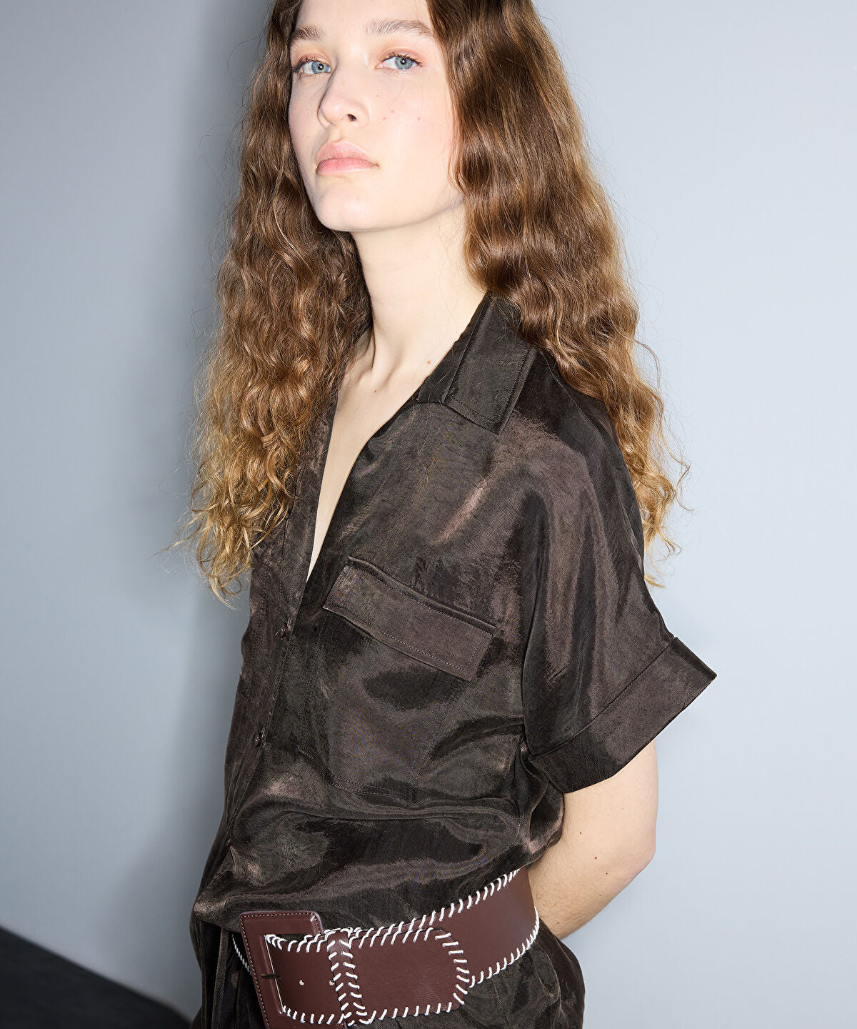 Zoomed Relaxed-Fit Shirt with Pockets