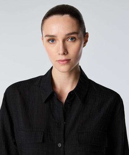 Relaxed-Fit Shirt with Flap Pockets