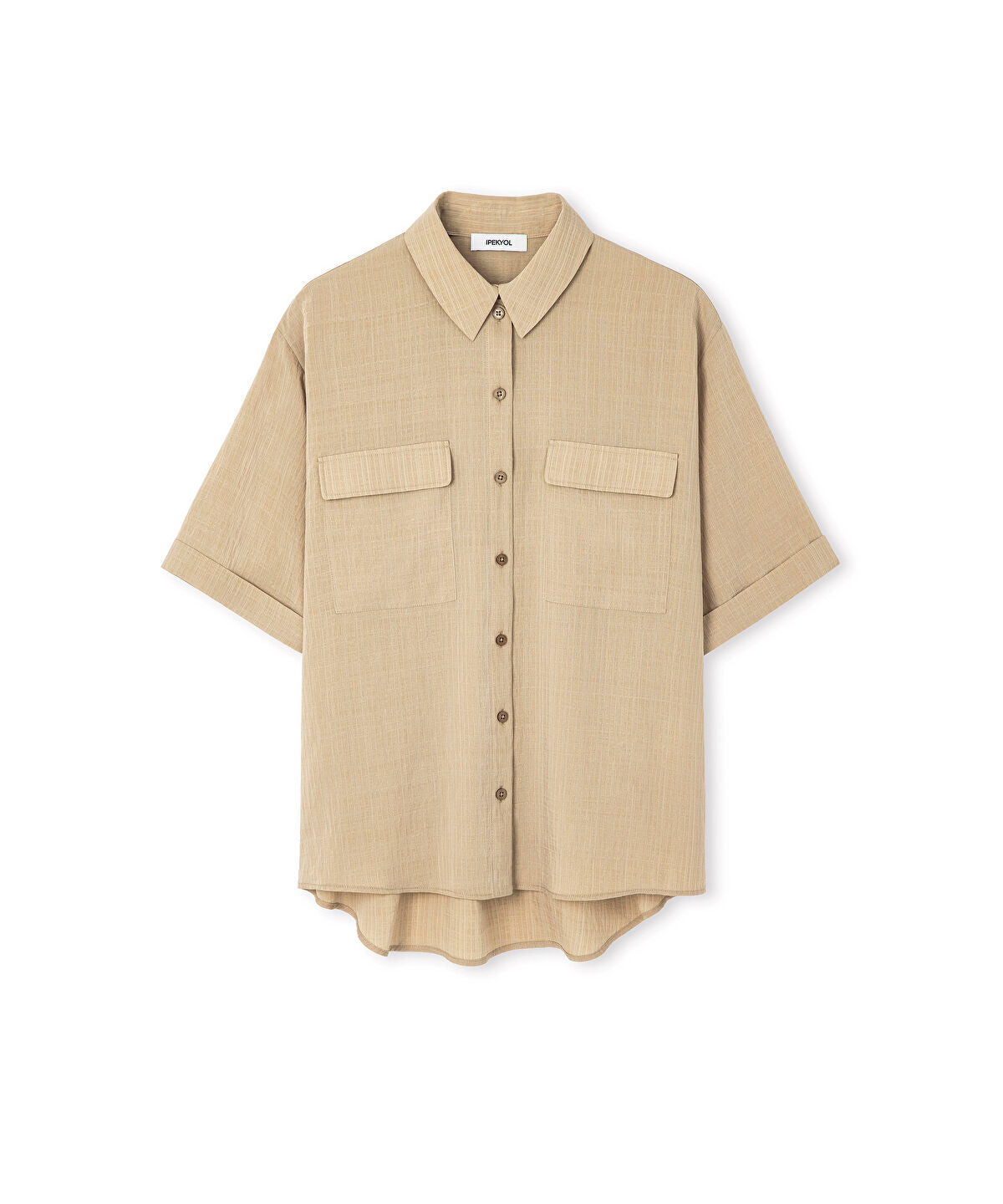 Zoomed Relaxed-Fit Shirt with Flap Pockets
