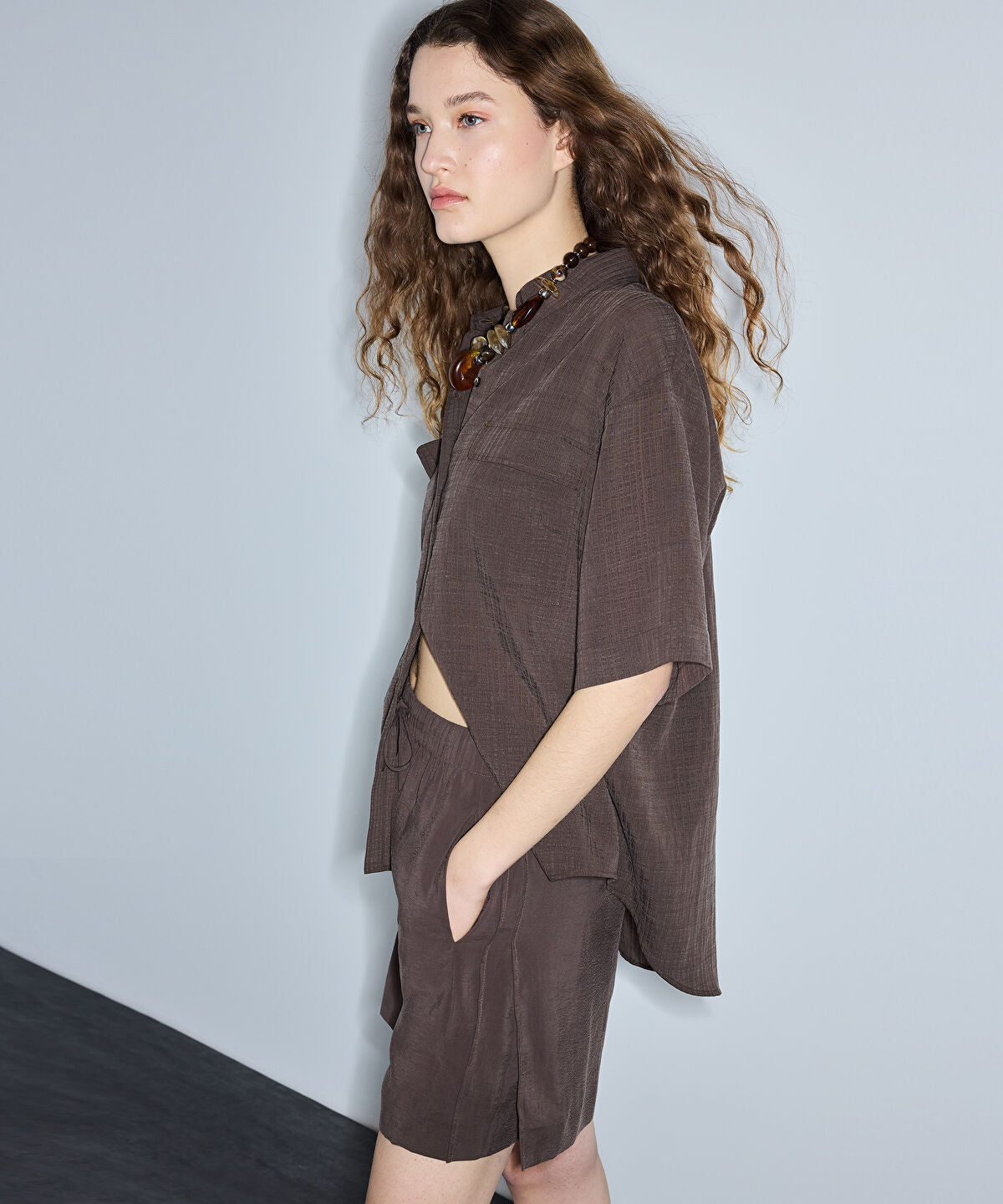 Zoomed Relaxed-Fit Shirt with Flap Pockets