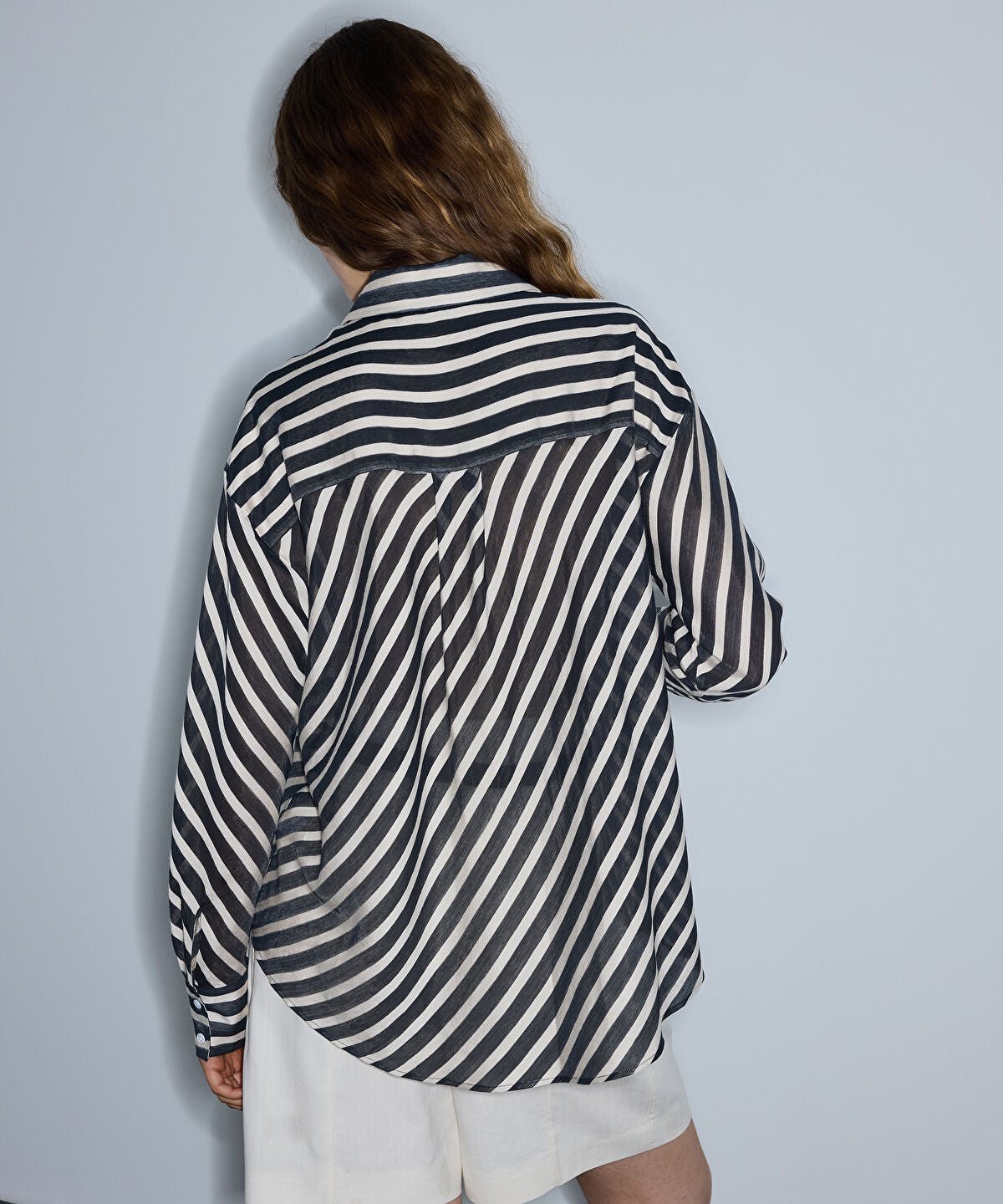 Zoomed Monogram Embroidery Shirt