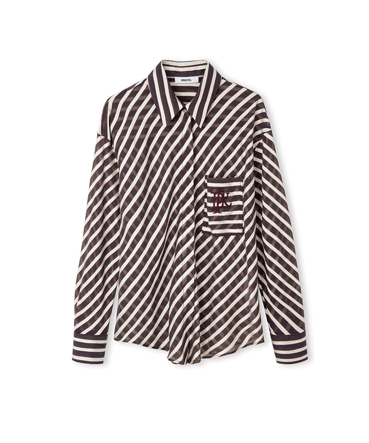 Zoomed Monogram Embroidery Shirt