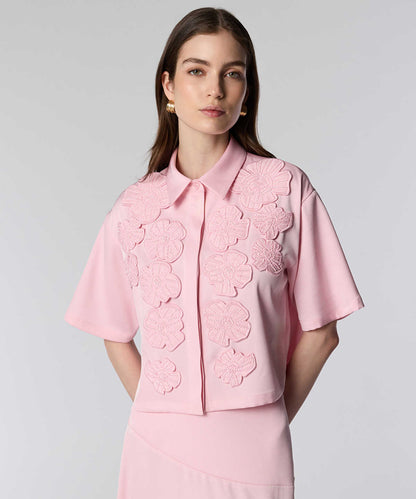 Floral Applique Shirt