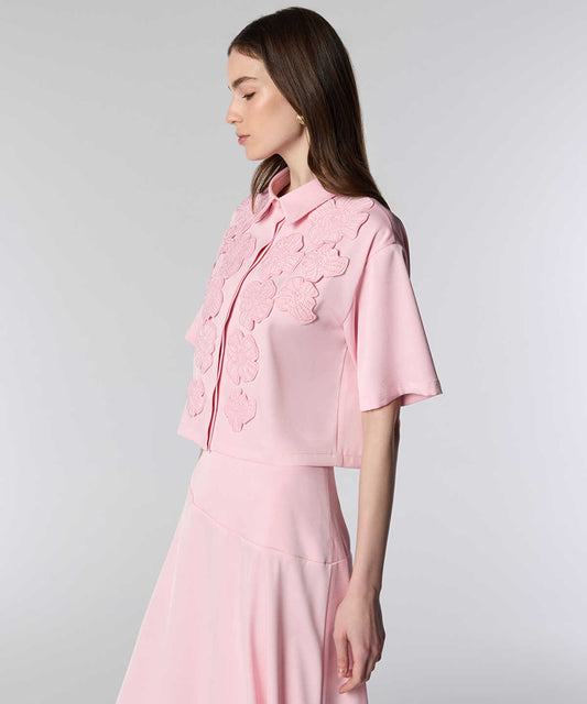 Floral Applique Shirt