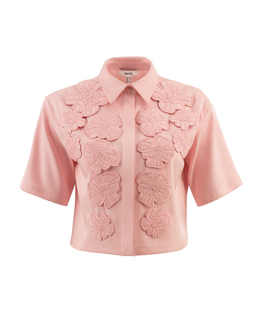 Floral Applique Shirt