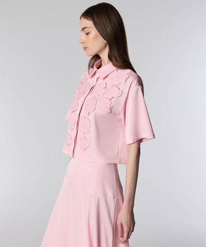 Floral Applique Shirt