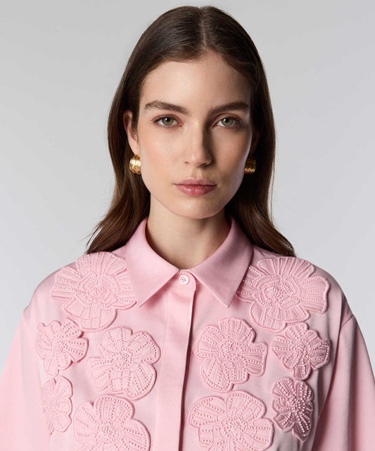 Floral Applique Shirt