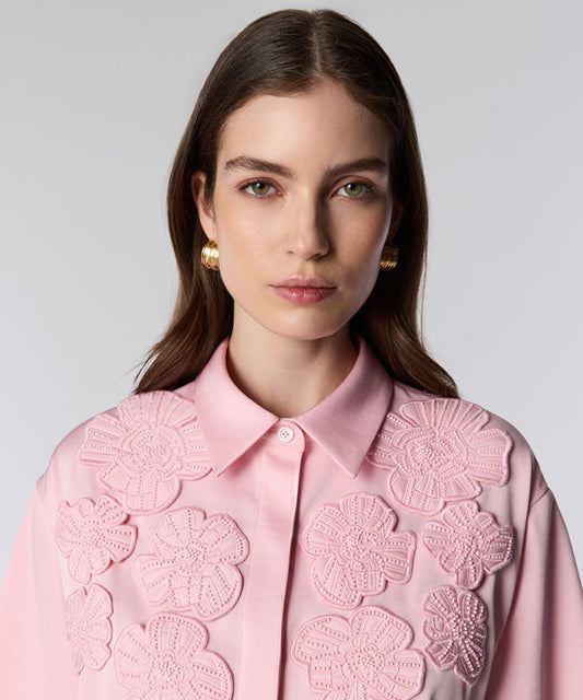 Floral Applique Shirt