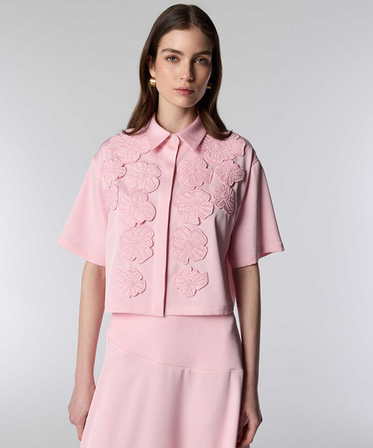 Floral Applique Shirt