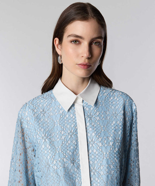 Layered Shirt with Elasticated Waist