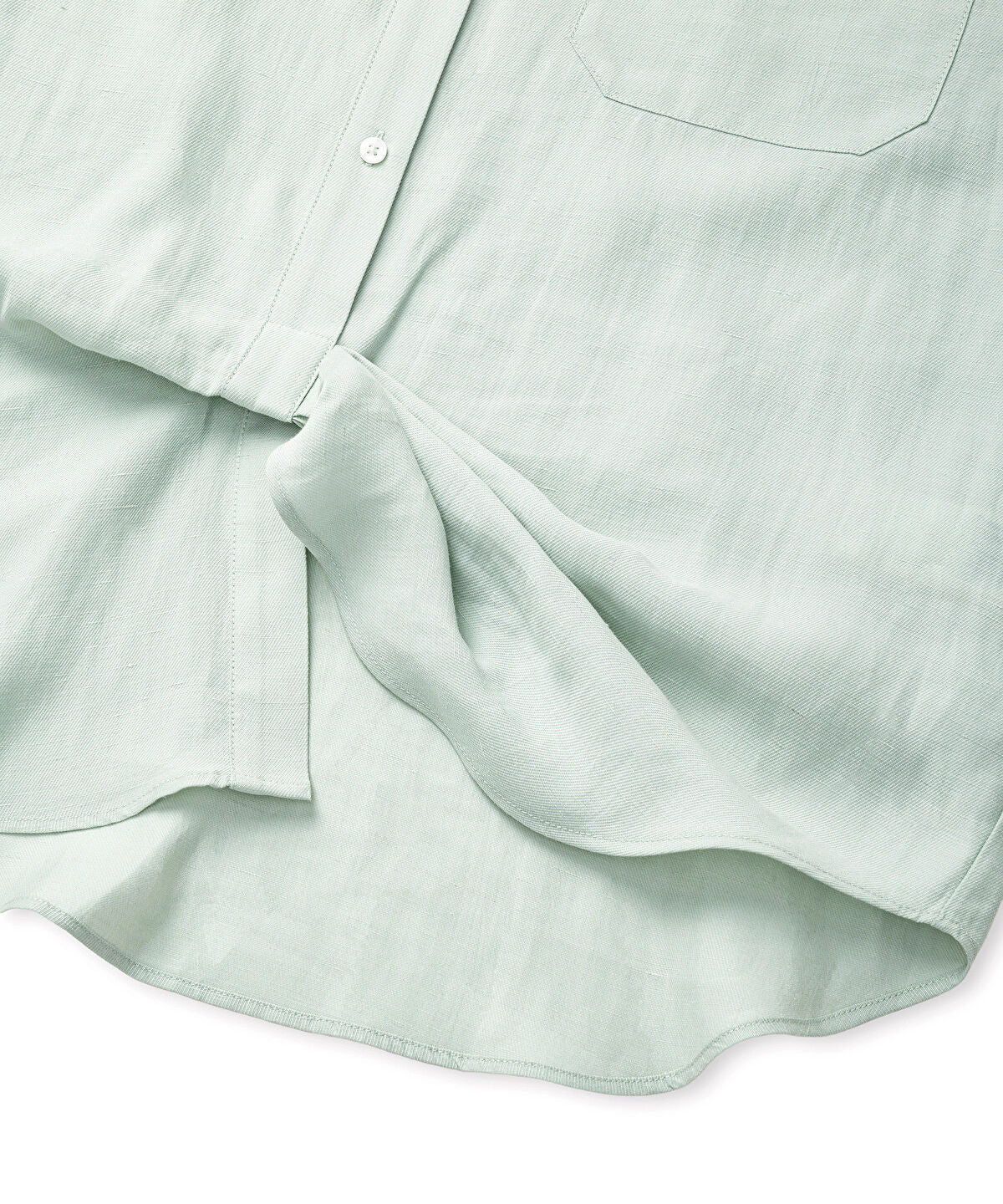 Zoomed Asymmetric Twisted Shirt