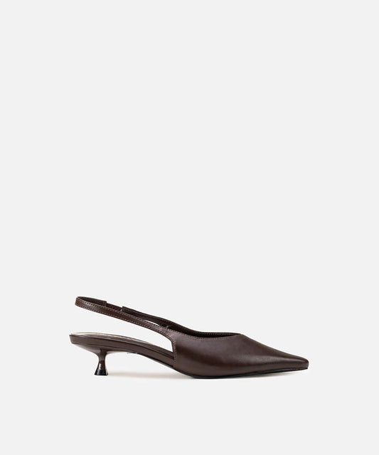 Slingback Kitten Heels
