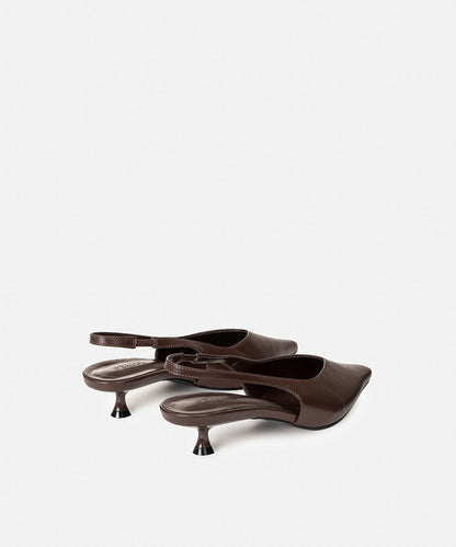 Slingback Kitten Heels