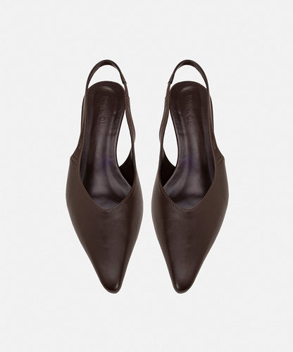 Slingback Kitten Heels