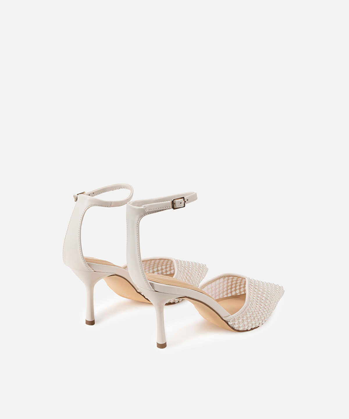 Zoomed Beaded Heels