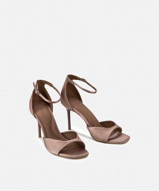 Satin-Finished Heels