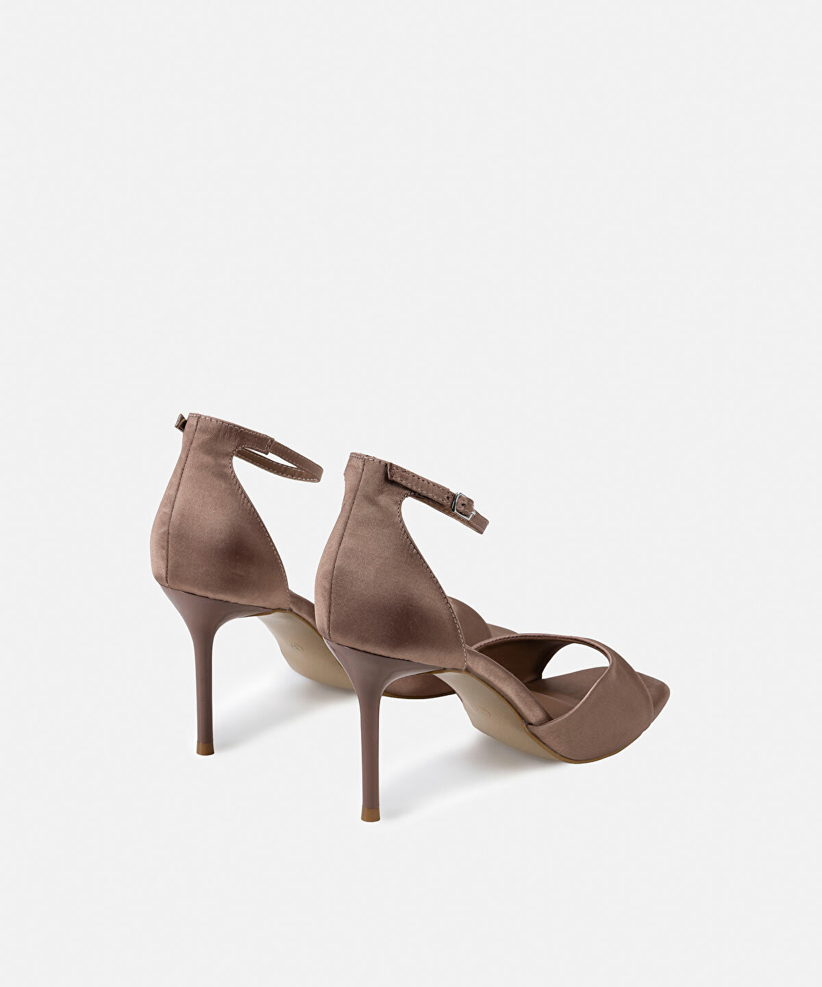 Zoomed Satin-Finished Heels