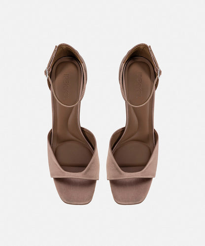 Satin-Finished Heels