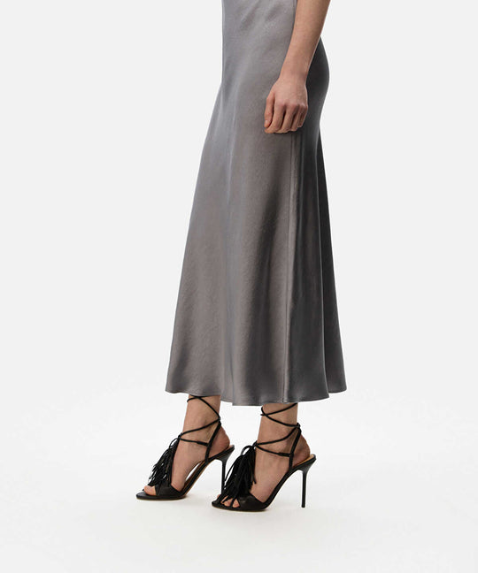 Tassel Accent Leather Heels
