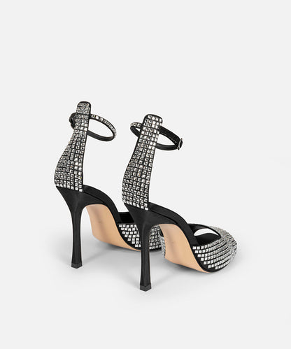 Rhinestone Embellished Heels