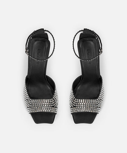 Rhinestone Embellished Heels