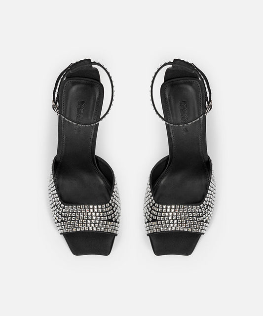 Rhinestone Embellished Heels