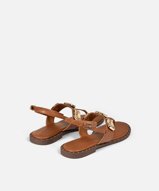 Metal Accent Sandals