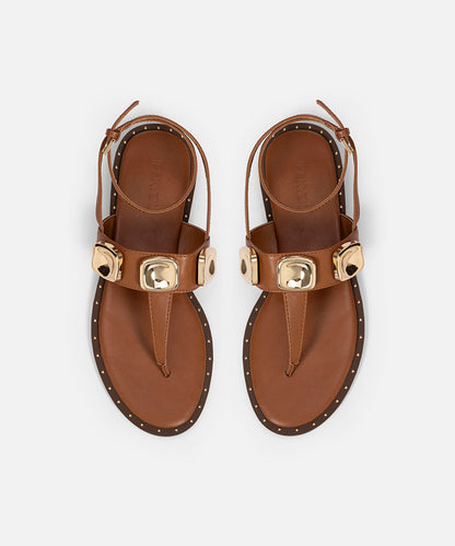 Metal Accent Sandals