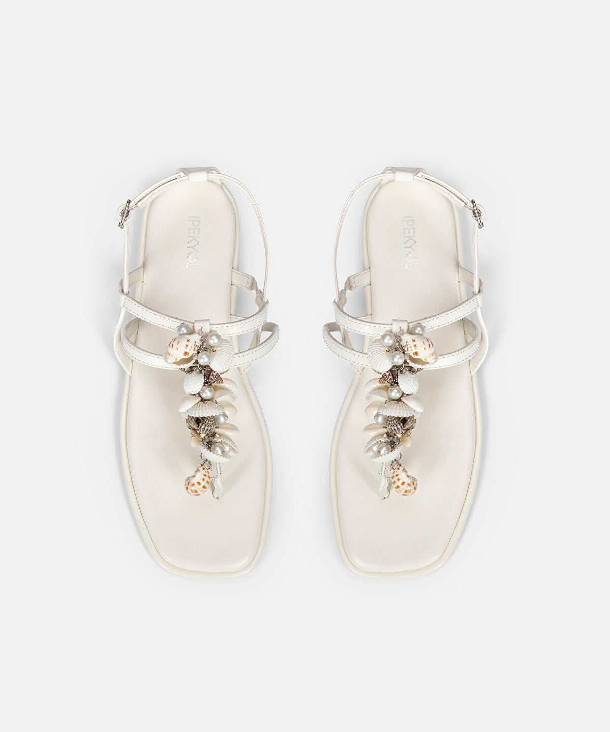 Seashell Embellished Sandals