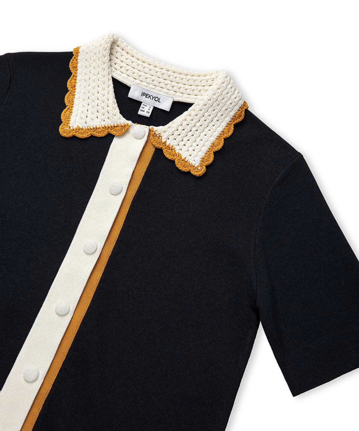 Zoomed Color-Block Knit Top