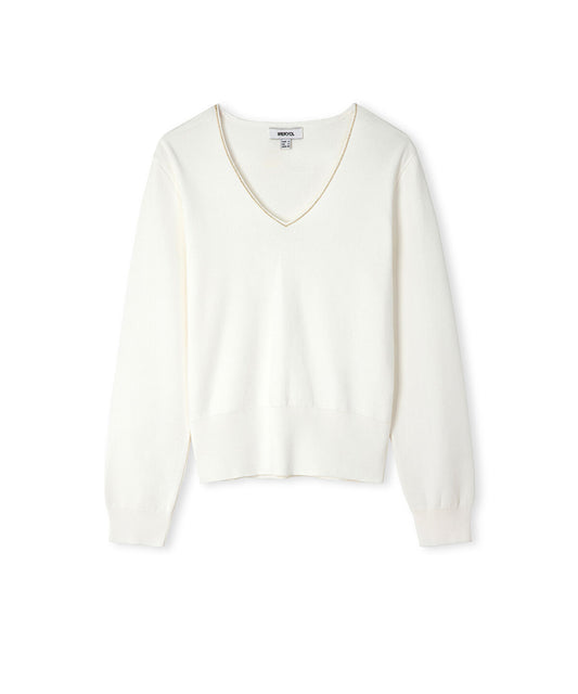 Knit Top with Rhinstone Embellishments