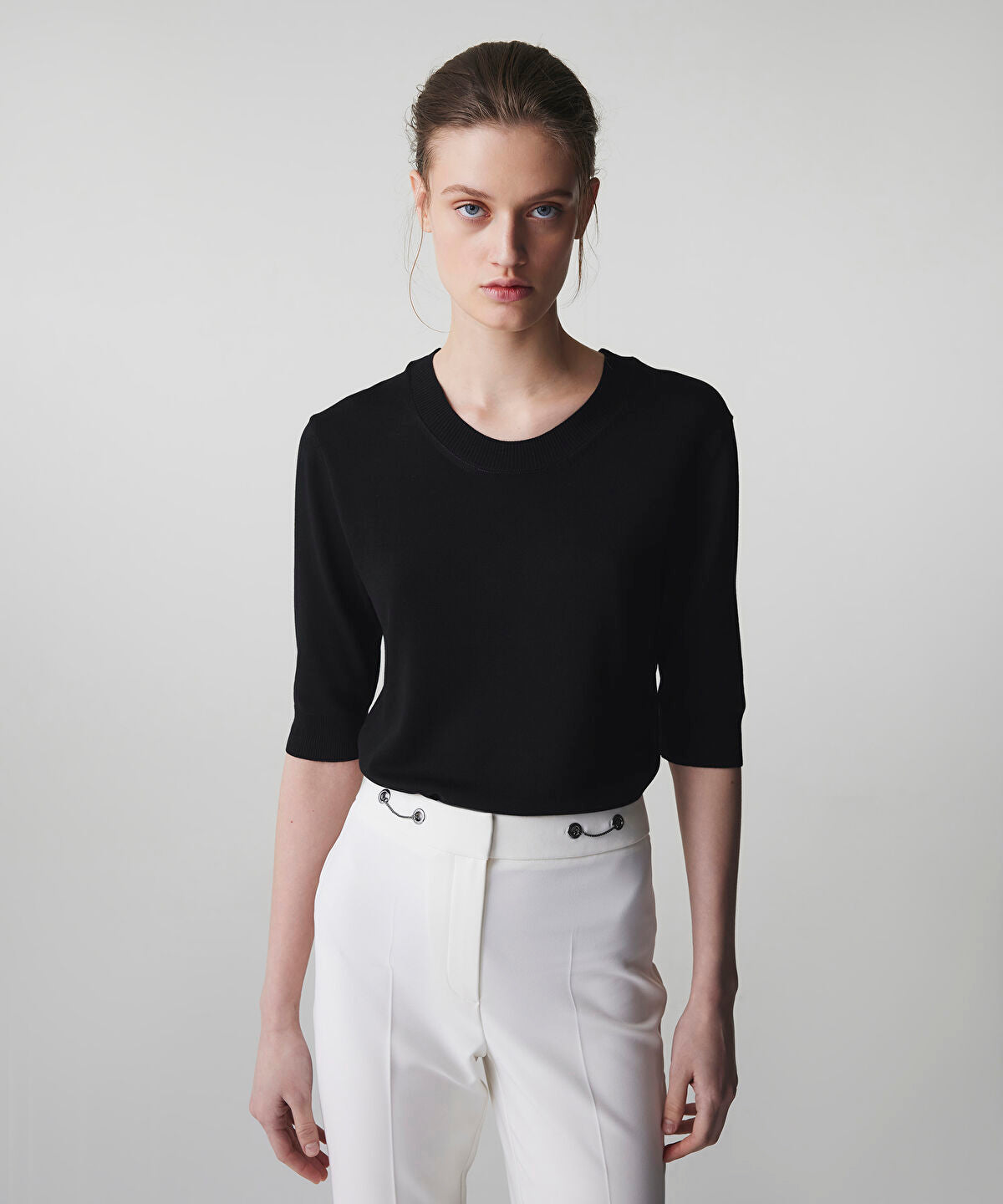 Zoomed Basic Knit Top
