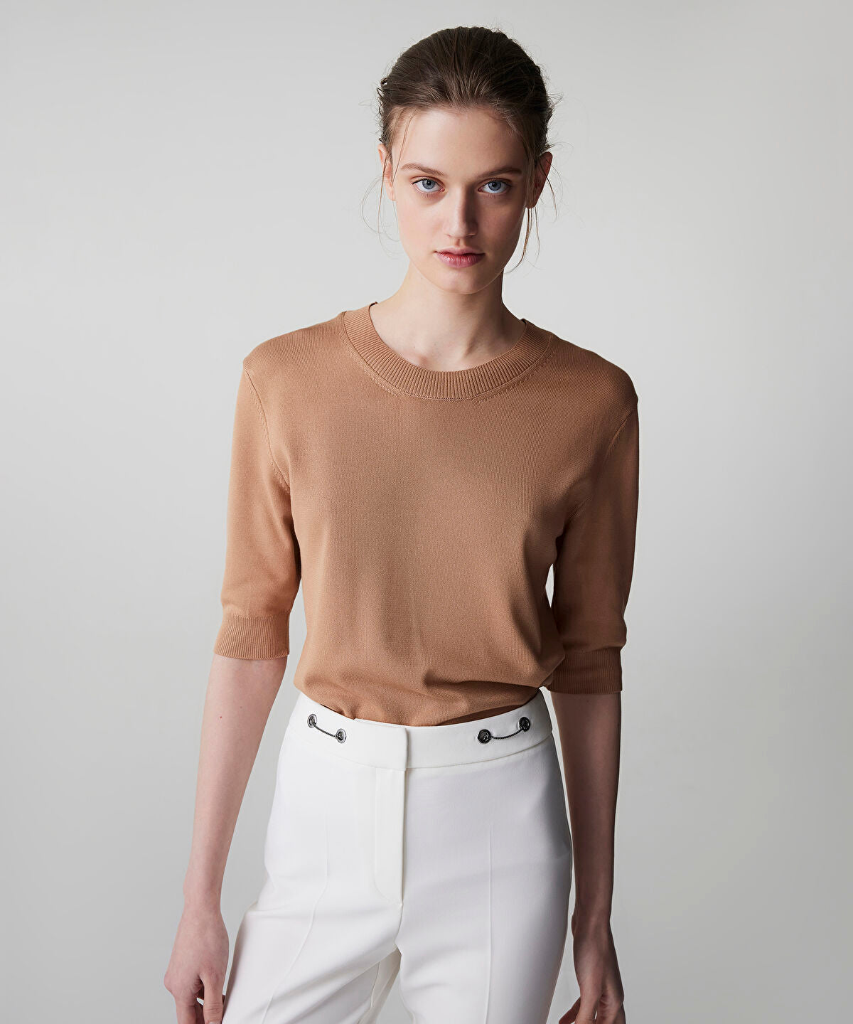 Zoomed Basic Knit Top