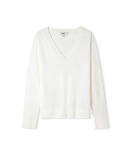 V-Neck Basic Knit Top