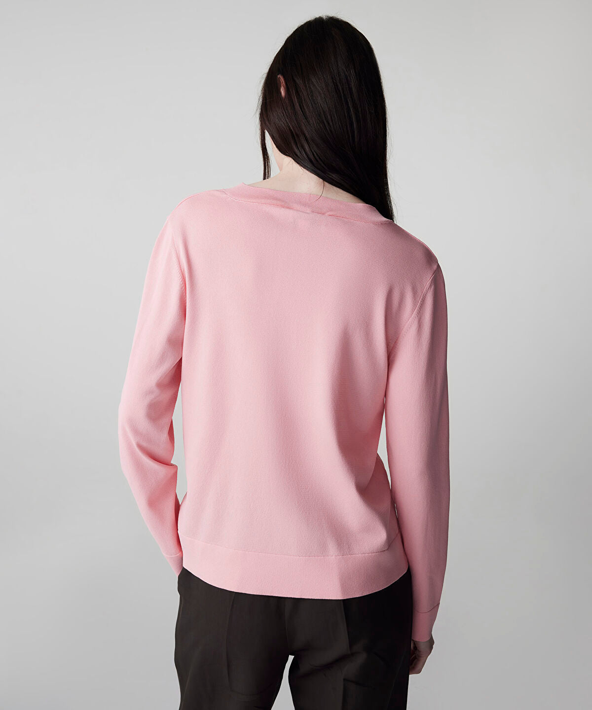 V-Neck Basic Knit Top