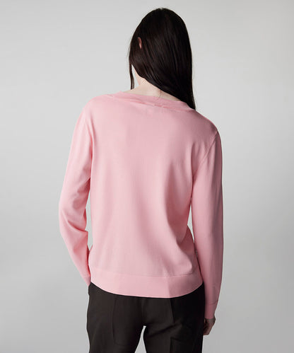 V-Neck Basic Knit Top