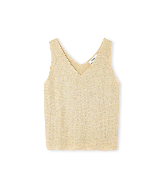 Lurex Knit Top with Rhinestones