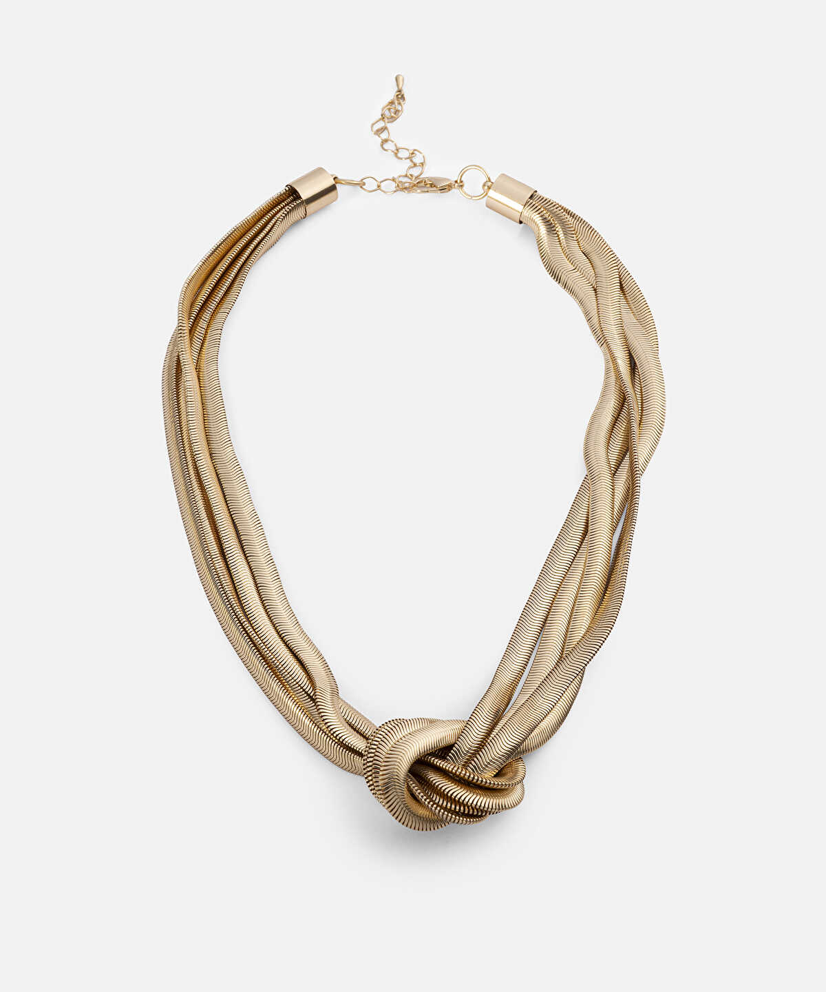 Zoomed Knotted Chain Necklace