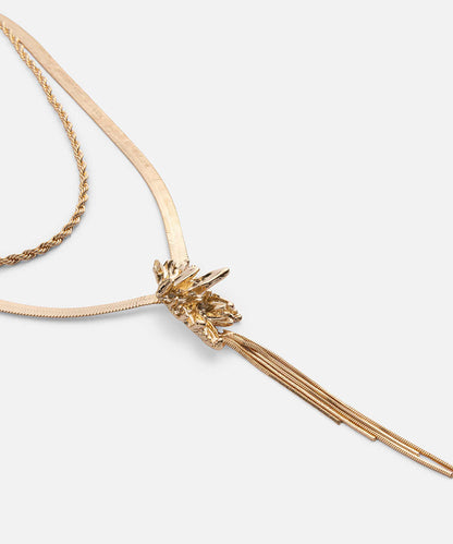 Fringed Layered Necklace